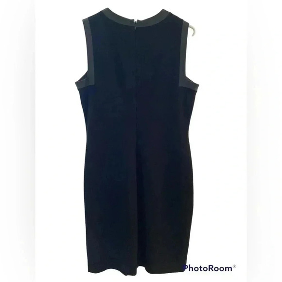 Ralph Lauren Black Label Leather/Cotton Dress - Picture 4 of 5